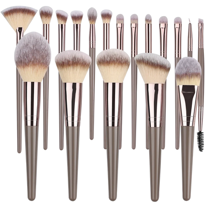 10-20PCS Makeup Brush Set Foundation Concealer Powder Eyeshadow Blush Brush Kabuki Blending Cosmetic Beauty Tool for Face